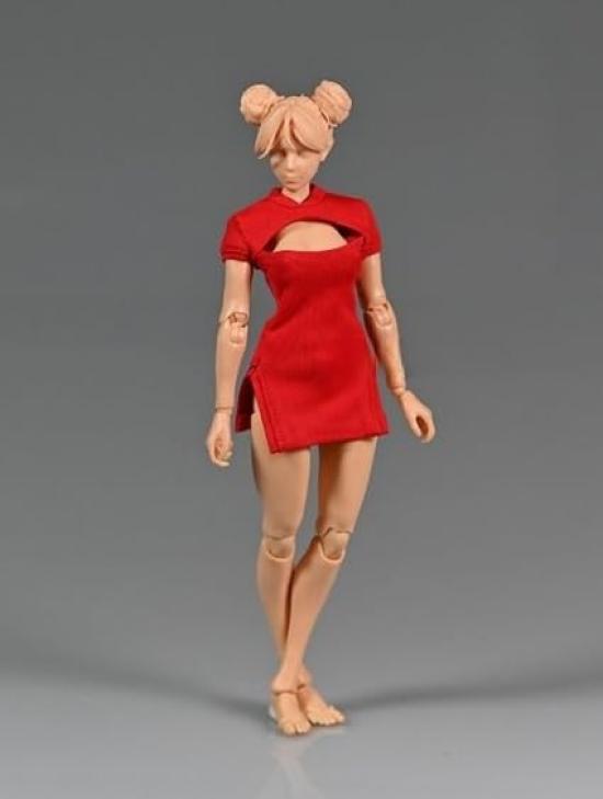 

Игрушки и хобби [TOYBARJAPAN] Специальное предложение: аксессуар для фигурки в масштабе 1:12: Подходит для тел TBLeague и Romankey и т.д.. Красивое женское платье с вырезом и воротником-стойкой