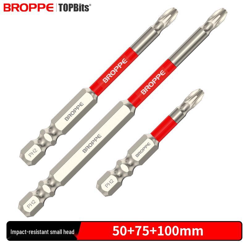 High Torque Phillips Head Bit Set: Shock-Resistant, Strong Magnet, High Hardness, for Electric Screwdrivers & Hand Drills.