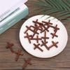 For Pocket Prayers Crafts Small Wooden Cross Mini 100Pcs For Easter Egg Filler Charms For Easter Christian Gift
