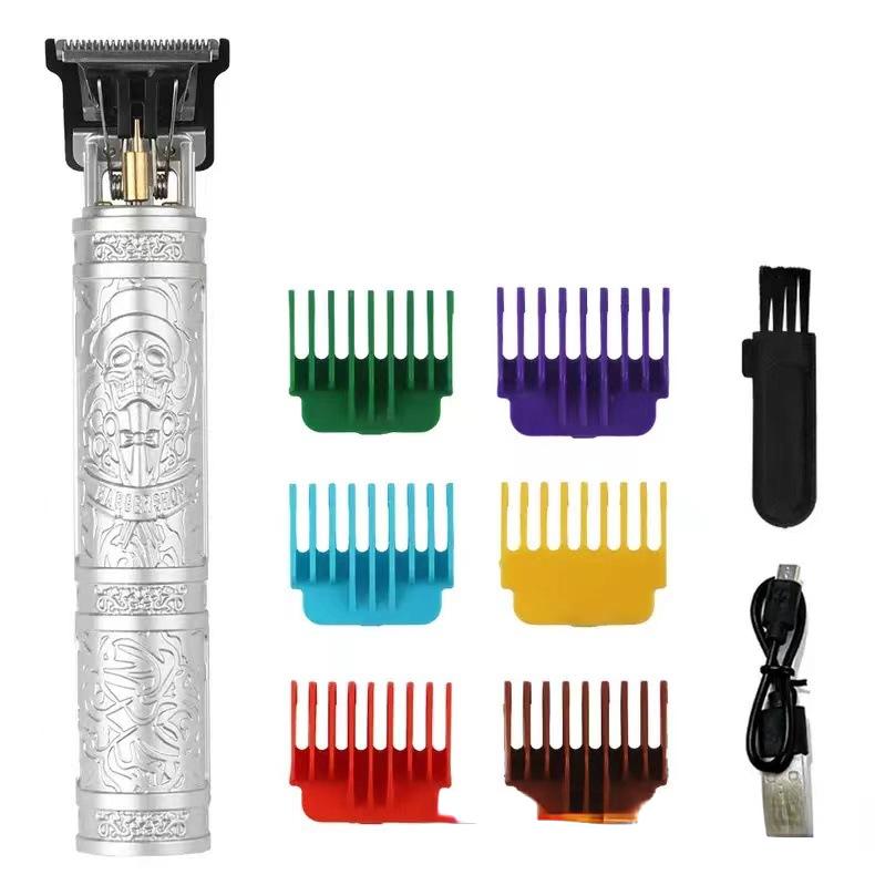 Vintage T9 Electric Cordless Hair Cutting Machine Professional Hair Barber Trimmer For Men Clipper Beard Shaver Holiday Gift