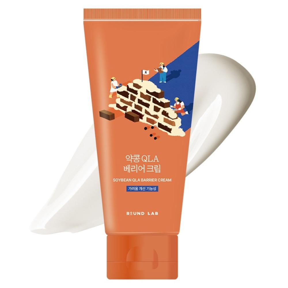 

[Round Lab] Soybean QLA Barrier Cream - QLAsome™ 5% & Panthenol 2.8% Itchiness Relief Moisturizer, 80ml | Olive s K-beauty 80ml x 1EA