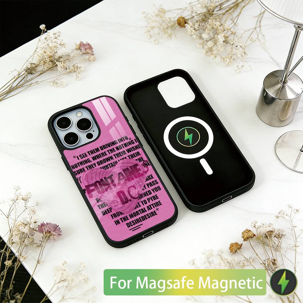 

Fontaines -DC Romance Phone Case For iPhone17,16,15,14,13,12,11 Plus,Pro Magnetic For Magsafe Wireless Charging iPhone12ProMax