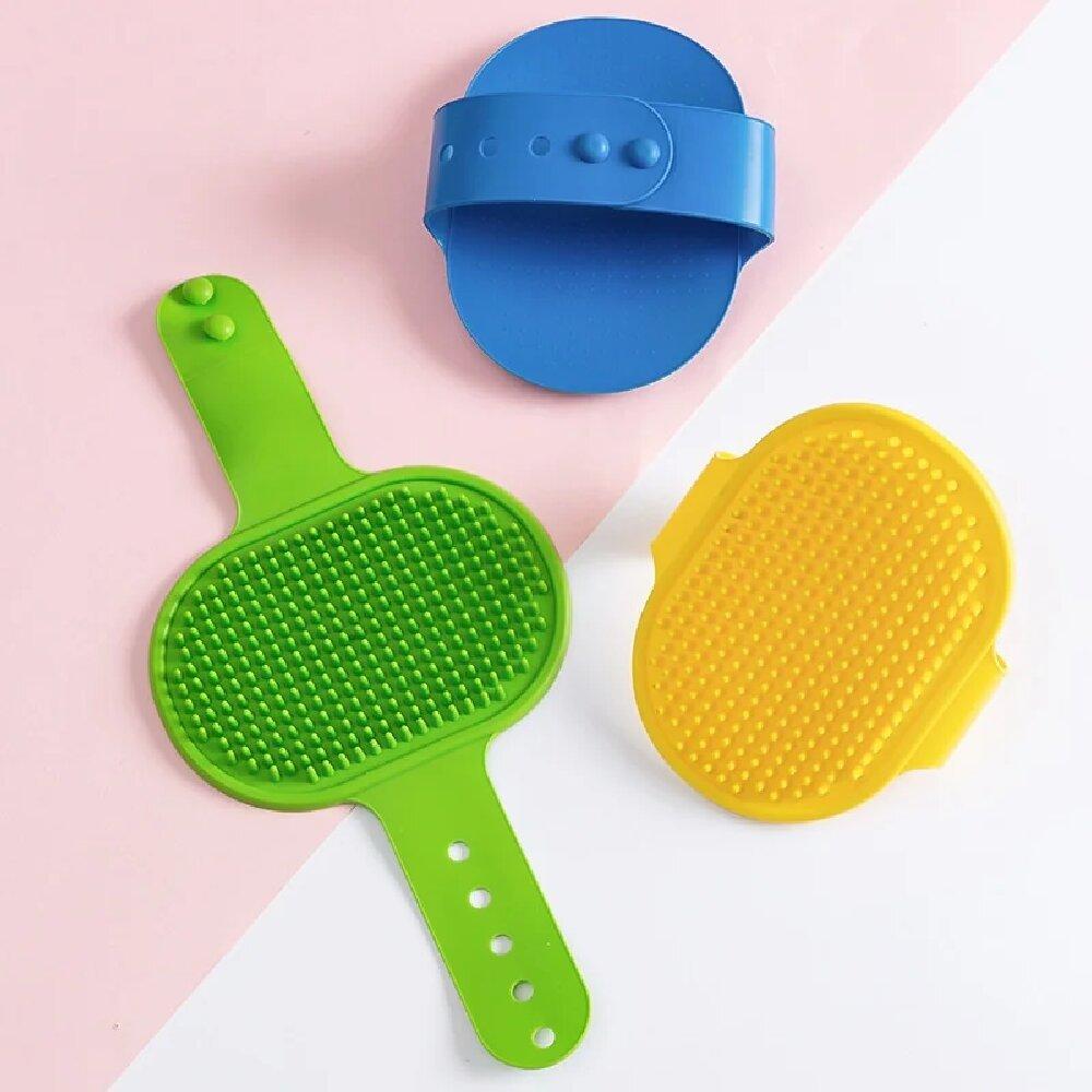 Soft Rubber Pet Bath Brush Cat and Dog Massage and Beauty Gloves Bath Hair Removal and Cleaning Products
