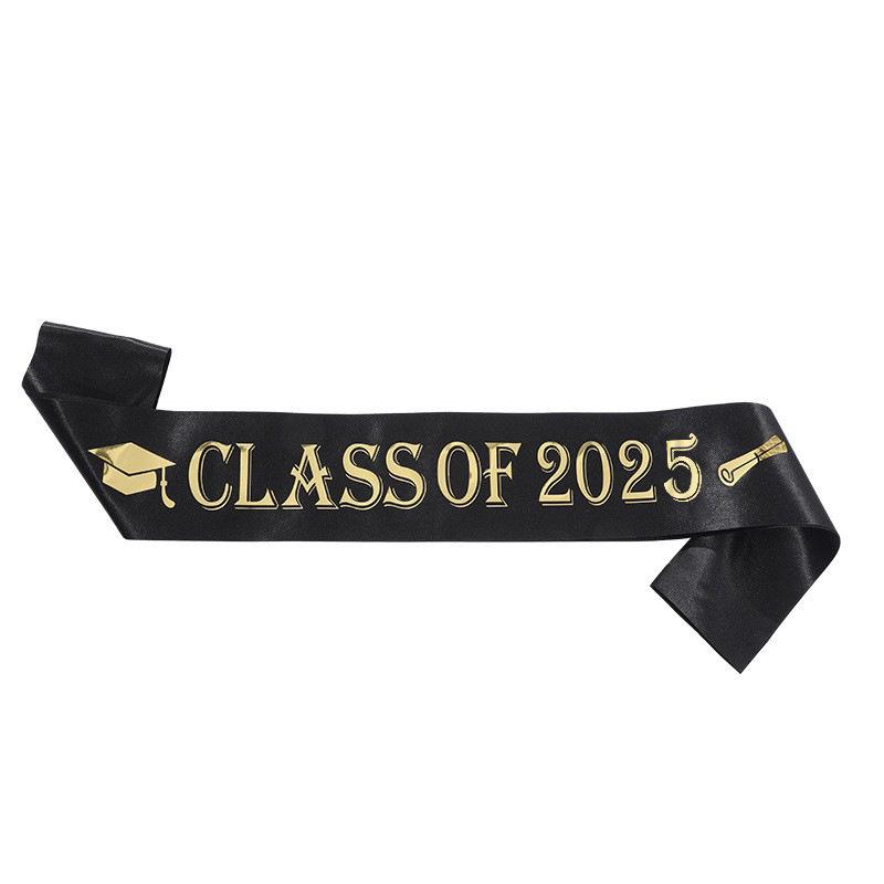 European Class of 2026 Glitter Graduation Ceremony Sash