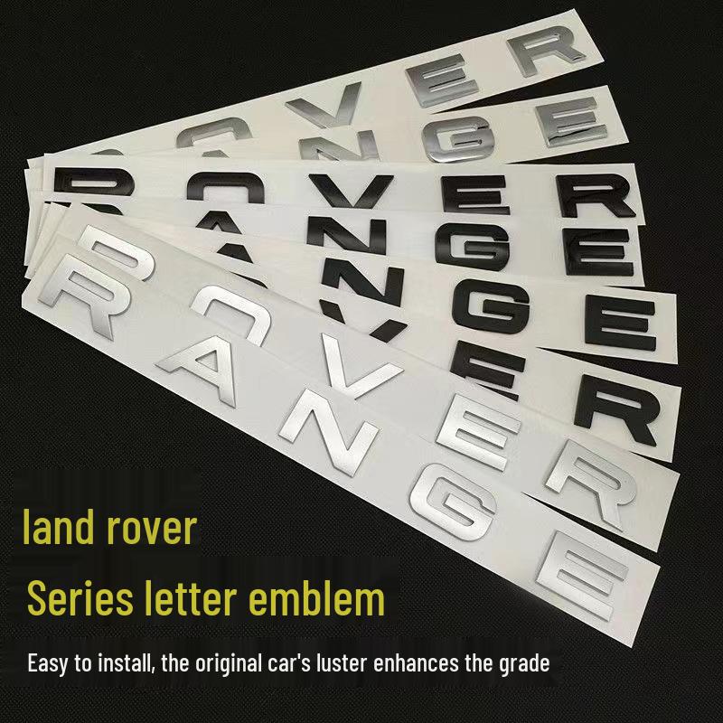 Land Rover Range Rover Evoque Executive Sport Front & Rear Letter Stickers