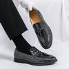 Luxury Brand Tassel Leather Shoes Men Loafers Breathable Men's Casual Driving Shoes Soft Sole Moccasins Comfortable Flat Shoes