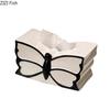 Black and White Butterfly Decorative Tissue Box Coffee Table Desk Decoration Ceramic Tissue Box Bedside Table Paper Towel Case