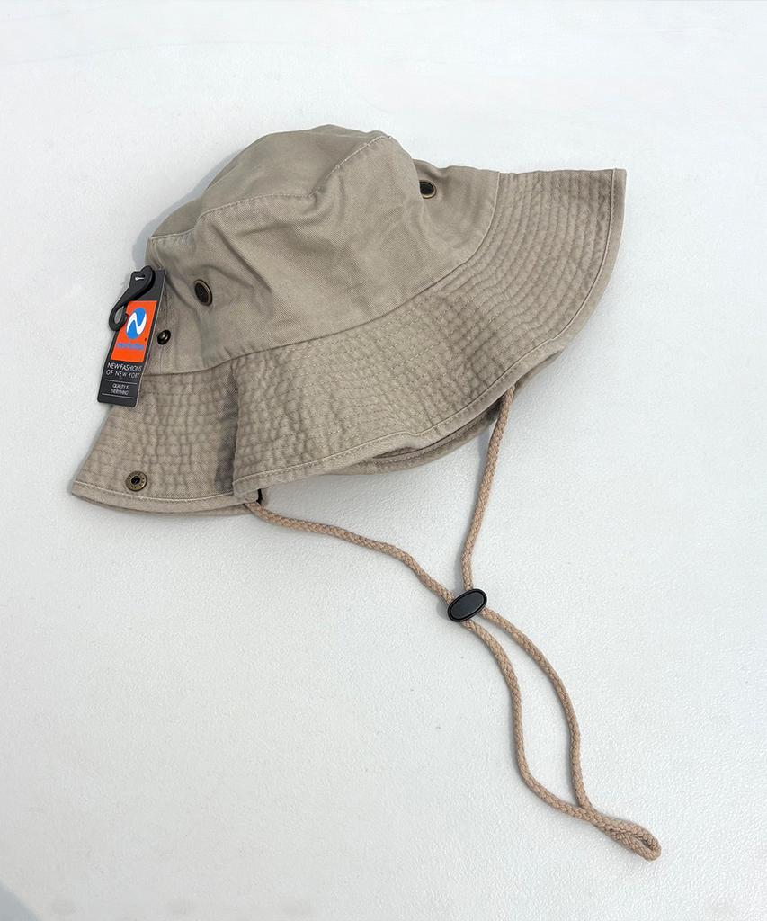 Nyuhaeteun Washed Safari Hat (Khaki)