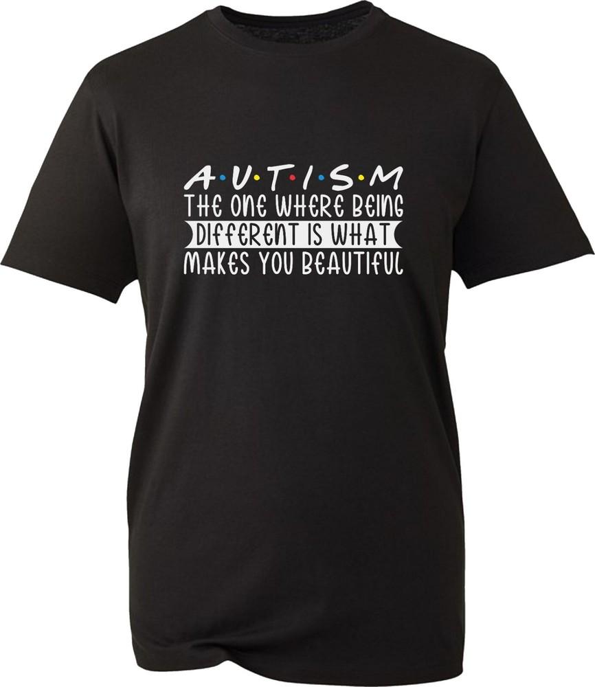 Autism Awareness TShirt Where Being Different Make Beautiful Friends Unisex Top
