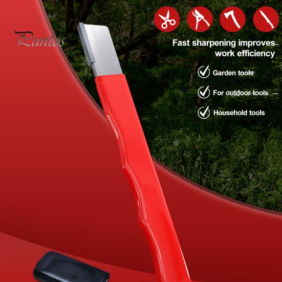 Ořezávátko Kompaktní přenosné nůžky Ořezávátko Karbidové ostří Nástroj na ostření nožů pro venkovní venkovní zahradu