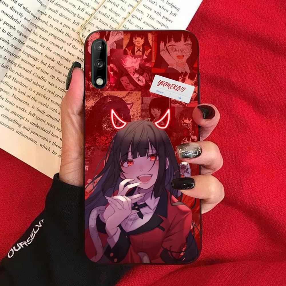 Japanese Anime Kakegurui Jabami Yumeko Phone Case For Huawei Honor 10 lite 9 20 7A 9X 30 50 60 70 pro plus Soft Silicone Cover