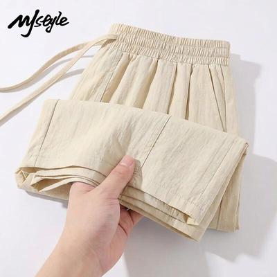 MJ STYLE Women's Wide-Leg Casual Shorts