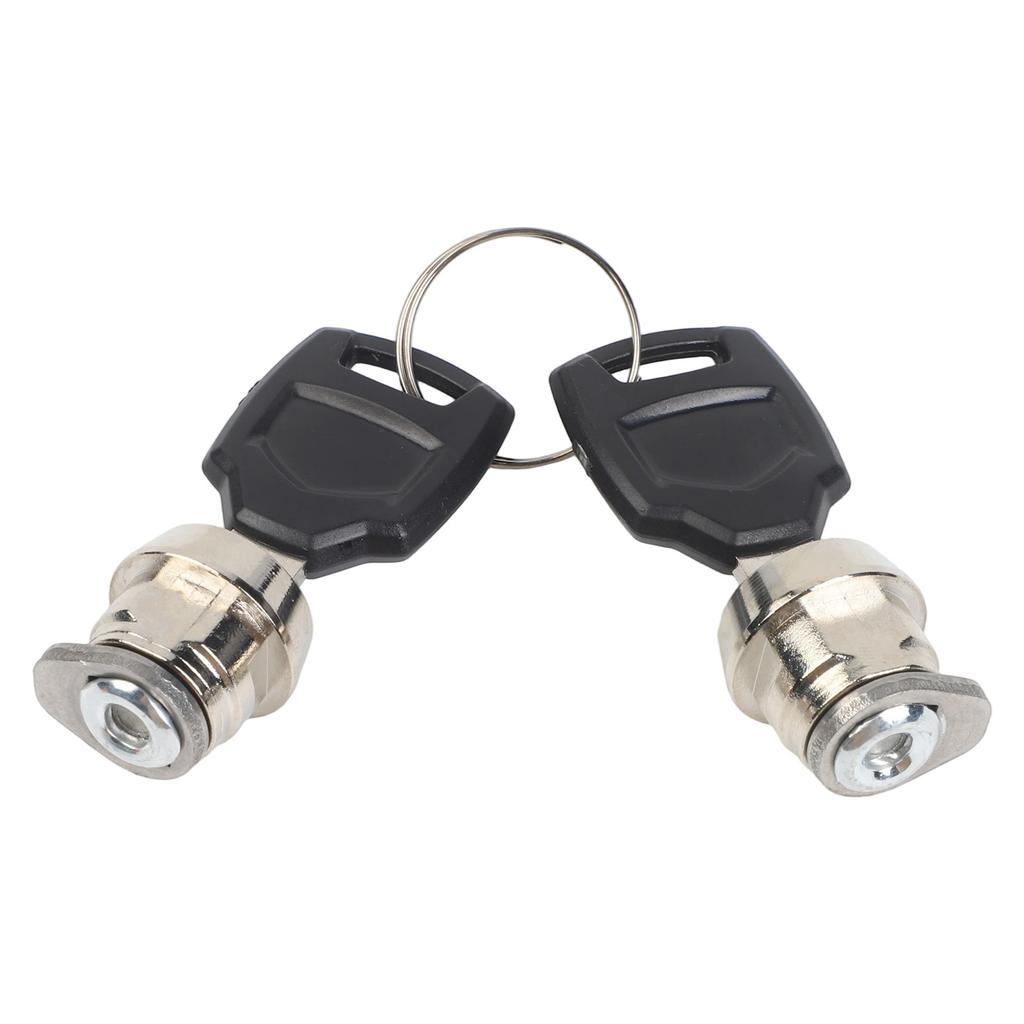 Luggage Trunk Replacement Lock Cylinder and Two Key Set for Motorcycles