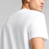 Puma Πουλόβερ Φούτερ Με Στρογγυλή Λαιμόκοψη Γράμμα Κοντομάνικο T-Shirt Ανδρικά Top Λευκό 681791-02
