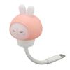 USB LED Light Voice Control 3 Brightness Timing Eye Protection Portable Cute LED Night Light for Bedroom Dormitory