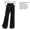 Women Denim Trousers, Wide Leg Elastic Waist Casual Pants, Soft Comfortable Loose Fit Trousers for Daily Wear Street Party