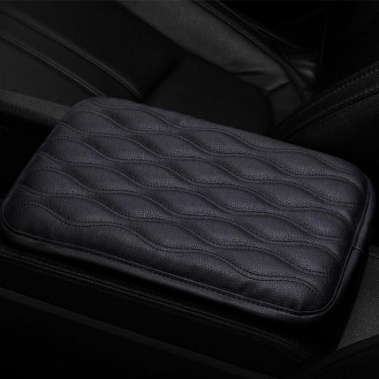 Car Leather Armrest Cushion Universal  Pad Center Console Box Protect Trim Cover