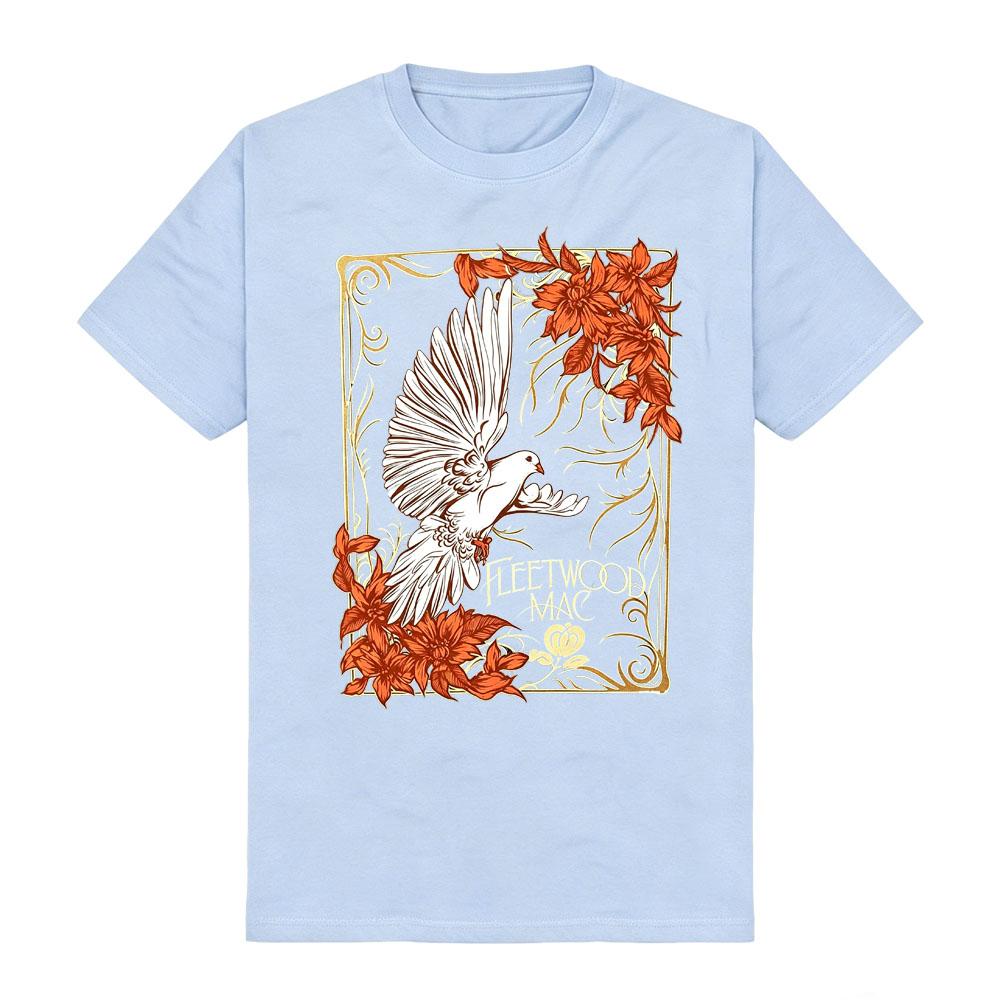 Fleetwood Mac The Dove T-Shirt Jugendstil Orchester Gotische Ästhetik T-Shirt Rundhals Baumwoll T-Shirt Kurzarm Unisex Oberteile