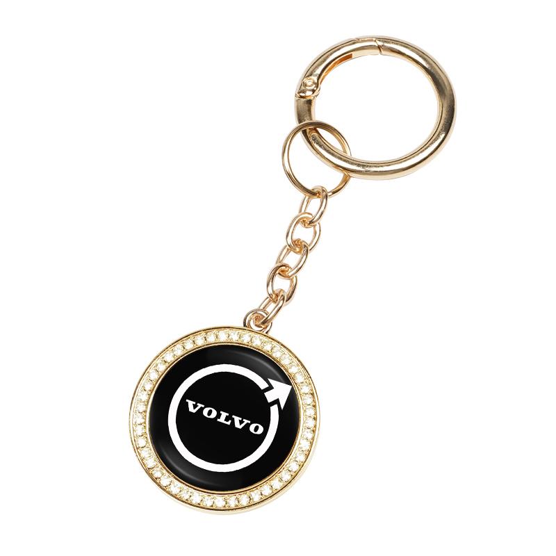 Car Logo Key Chain Pendant Keyring Metal Keychain For Volvo ES90 EC40 EX40 EM90 XC90 V90 V60 XC60 V40 S80 S60 S90 C40 XC40 V70 X