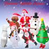 Cosplay Mascot Christmas Inflatable Costume Party Costumes Santa Claus Snowman Tree Dress Up Props Clothes