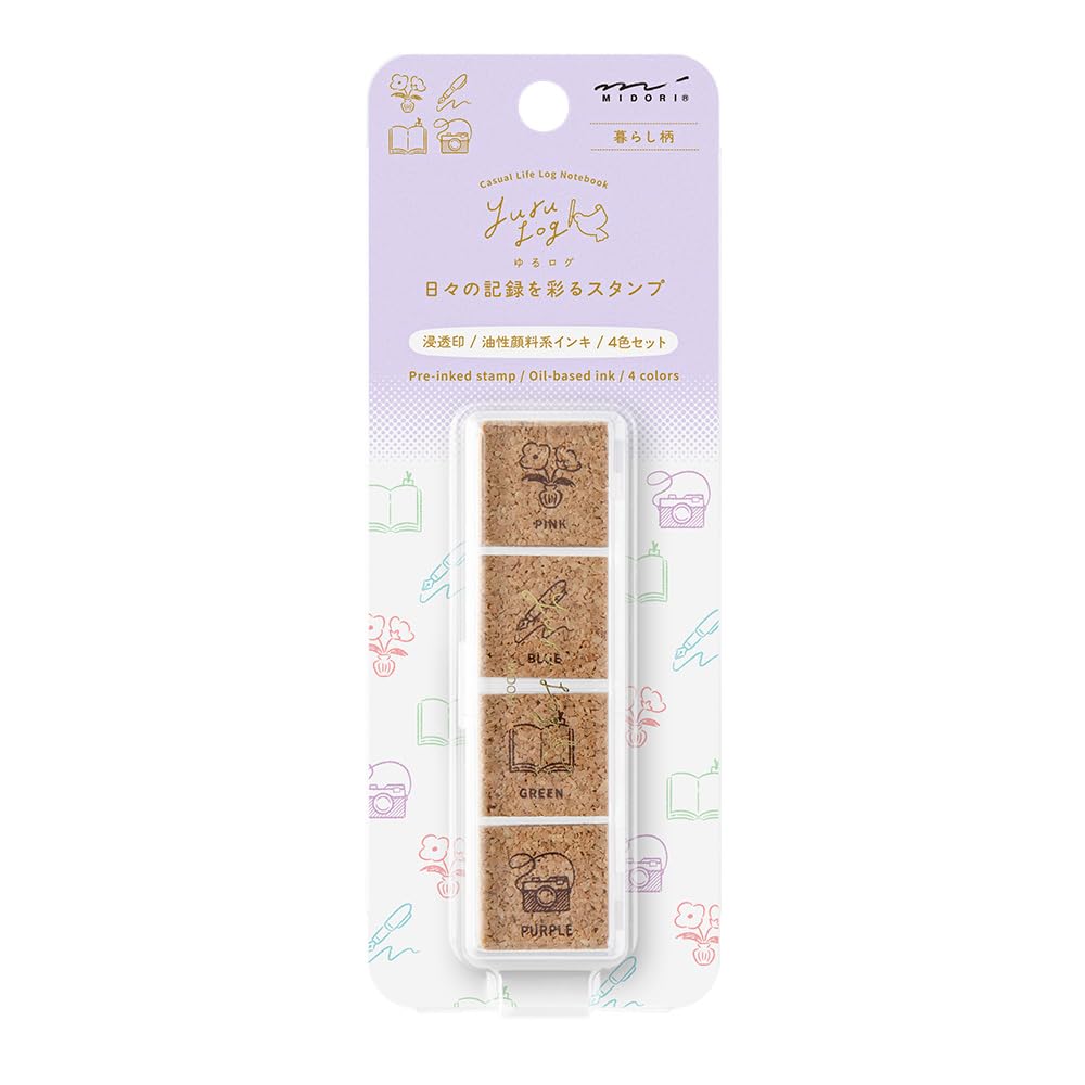 

Midori Stamp Yurulog Penetration Stamp Living Pattern 35617006