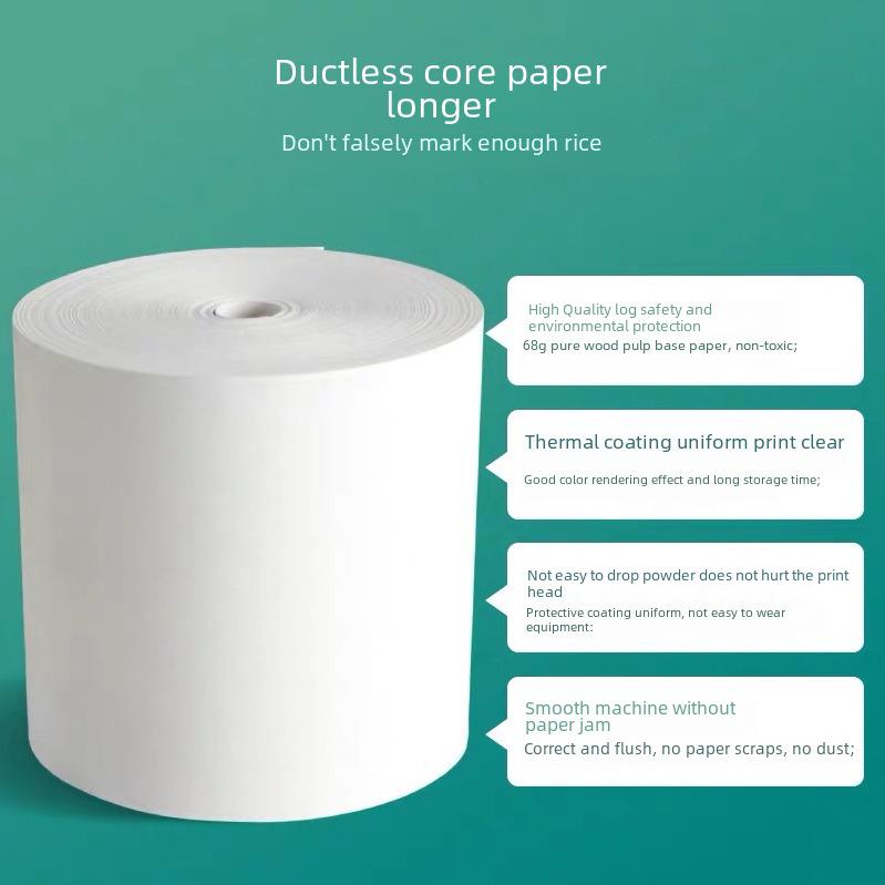 Thermal Paper Rolls: 80x80, 57x50, 80x60 - Cash Register & Kitchen Receipt Paper