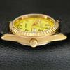 VINTAGE REFURBISHED CITIZEN AUTOMATIC JAPAN MENS YELLOW DIAL WATCH a445347-1