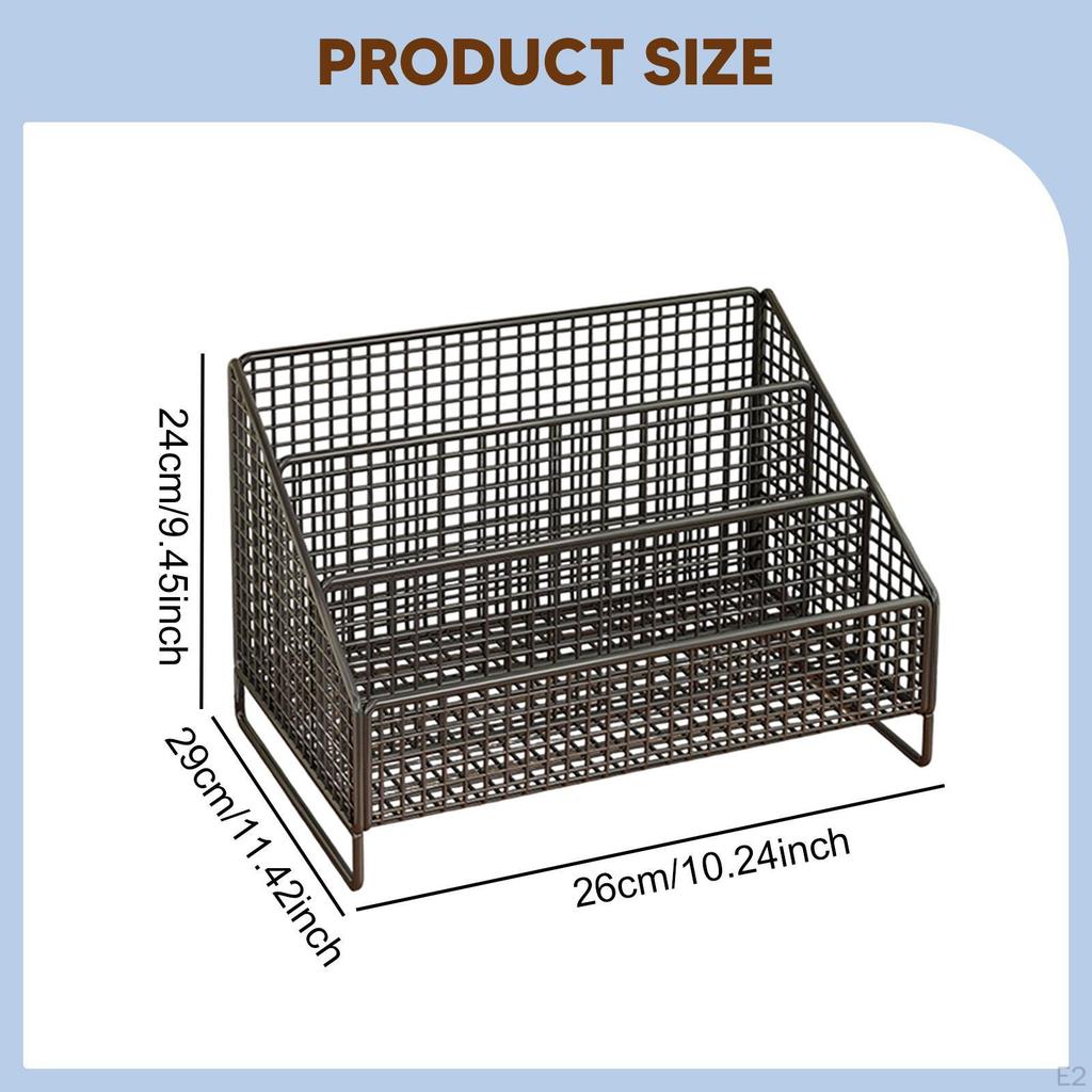 CD-Organizer, Halter, Desktop-Multimedia Elegant und Modern, Aus Metalldraht