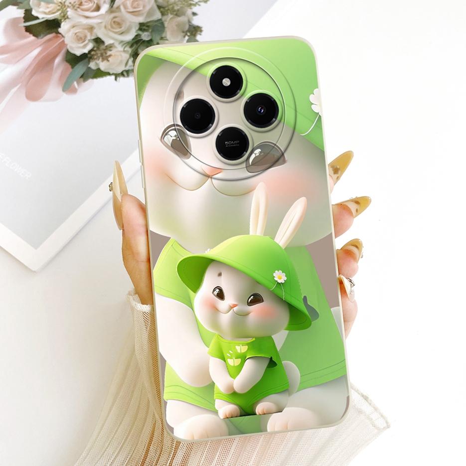 Per Xiaomi Redmi 14C Custodia PocoC75 Carina Cover Cartoon Coniglio Custodie per Telefono Antiurto Per Xiaomi Poco C75 C 75 Redmi14C Morbide Fundas