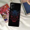 Samurai Oni Mask Case For Samsung Galaxy A33 A13 A36 A56 A23 A52 A32 A12 A54 A34 A14 A16 A26 A53 A15 A35 A55