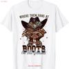 Where Them Fans At Boots On Da Ground Cowgirl Linedance T Shirt Vintage Streetwear Graphic Homme Soft Stylish Slightly