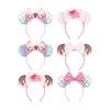 Character Design Sparkling Embellishments Hair Accessories For Holiday Birthday Parties Kids Adjustable Comfortable Stretchy Headwear