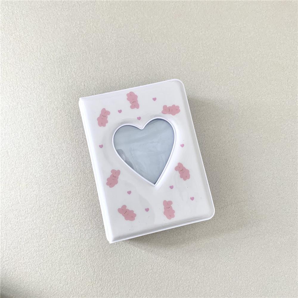Cute 3-Inch Tiger Cat Bear Polaroid Mini Album - Starry Idol Card Holder Storage