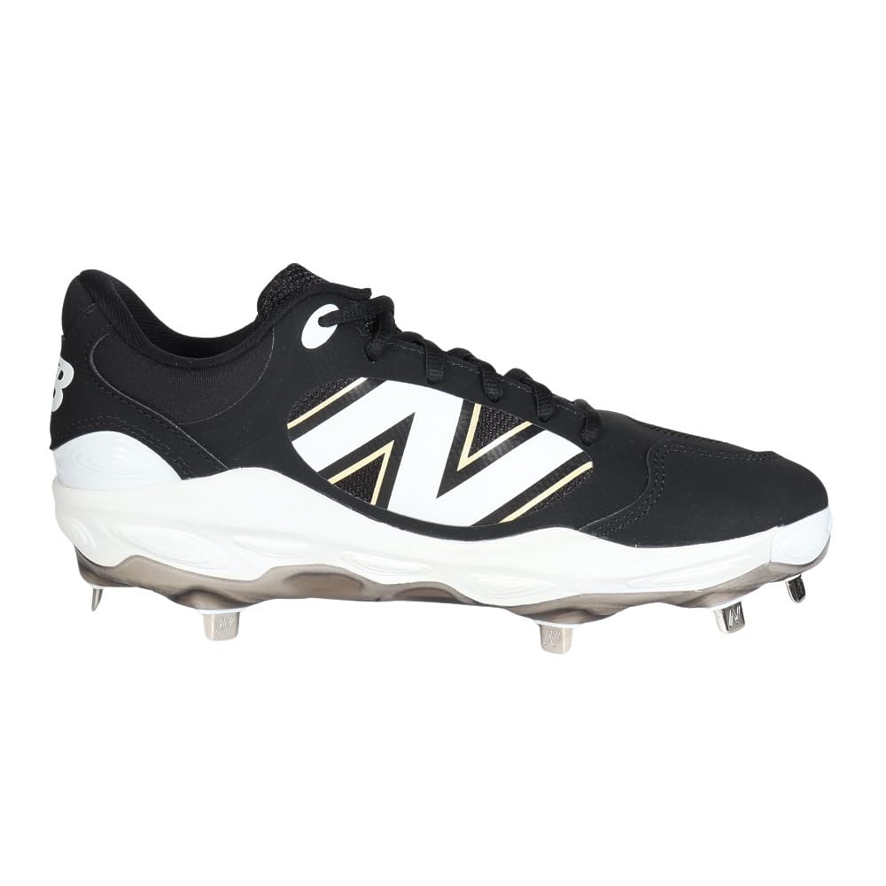New Balance Baseball Cleats L3000BK72E FRESH FOAM X Metal Spikes Men's Black 26.0cm