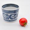 Hasami Ware Modern Blue Soba Choco Set 5 Customers Soba Choco Cup 150ml Seiei Floral Pattern Scandinavian Microwave Dishwasher Safe Porcelain Made In
