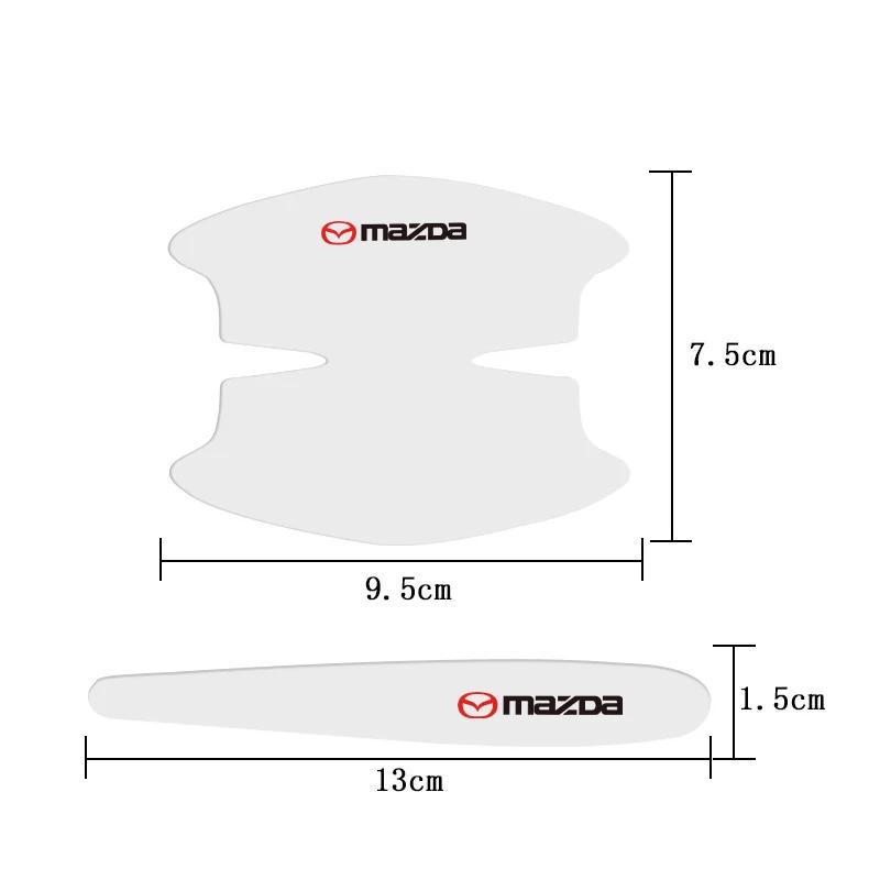 8Pcs Silicone Door Corner Bumper Guard Protector for Mazda CX5 CX30 Axela Atenza 3 6 CX7 CX9 323 MX5 Shockproof Car Accessories