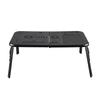 Adjustable Portable Folding Table Bed Desk Stand For Computer Laptop Notebook PC(Black)