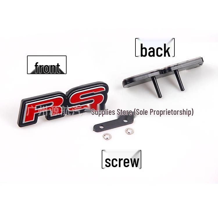 3D Grille Emblems for TRD, SI, BMW M, RS Sports Cars