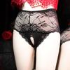 Japanese Open-crotch Underwear Free Lace Perspective Women's Taste Temptation Hollow Briefs Large Size Spot