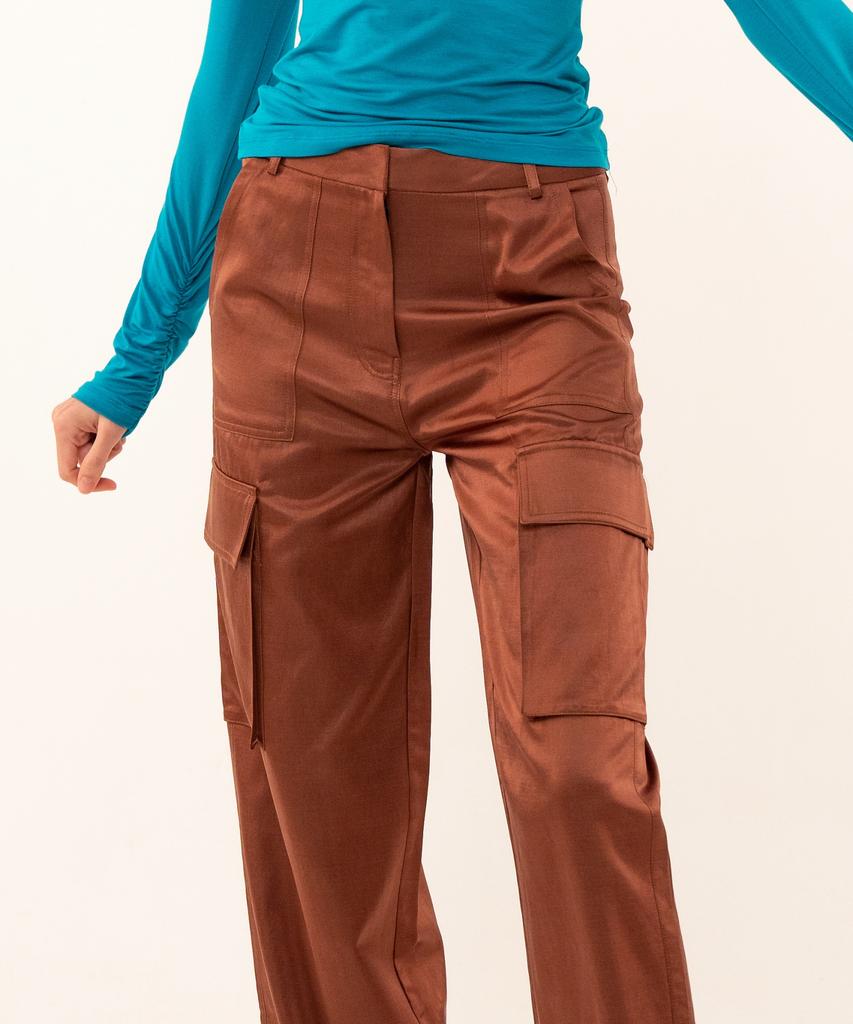 LETTRE DE LE TOILE Cupra Cargo Pants (Camel)
