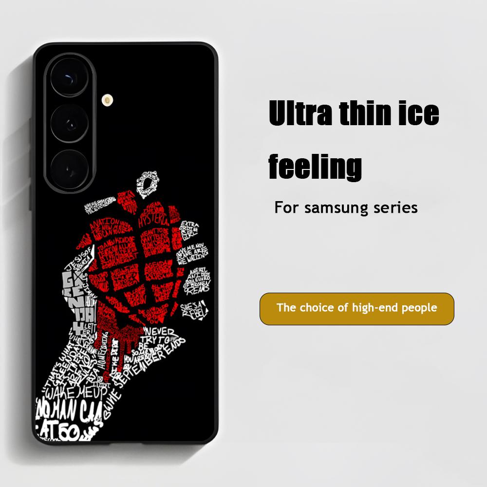 Hot Green Day Band Cool Phone Case For Samsung Galaxy S25 S24 S23 S22 S21 S20 Plus Ultra Note20 Soft Black