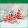 Hummingbird Popup Birthday Card Handmade Bird Flower Card 3d Mothers Day Anniversary Valentines Day Greeting Card For Women