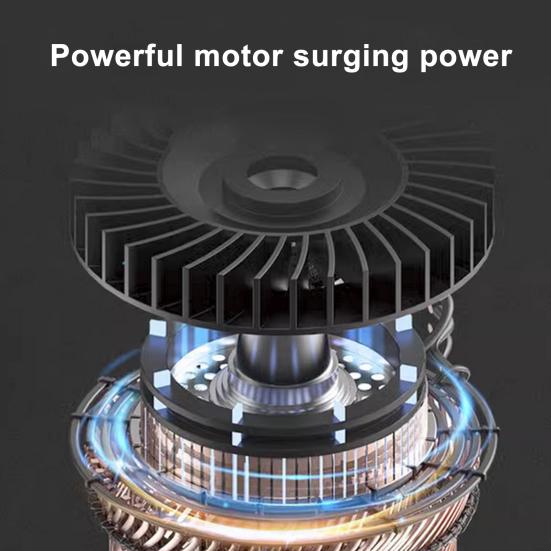 Handlicher Akku-Laubbläser, Elektrischer Laubbläser mit 2 Akkus und 1 Ladegerät, 24V Akku-Laubbläser für Rasenpflege, Terrasse, Hof