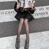 Goth Lolita Cosplay JK Girls Tights Women Sexy Retro Gothic Kawaii Cross Print Club Stockings Nylon Socks Fishnet Pantyhose