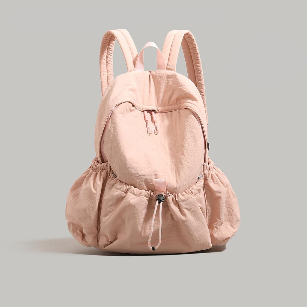 Student schoolbag simple ins style college student backpack women commuter versatile lightweight travel backpack