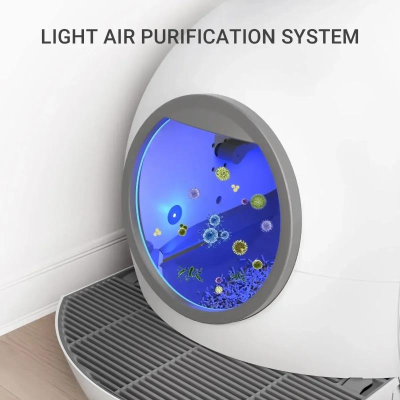 Wholesale Smart Automatic Cat Litter Box (Self-Cleaning) - with App Control, UV Sterilization Cleaning, Safety Anti-Pinch Design