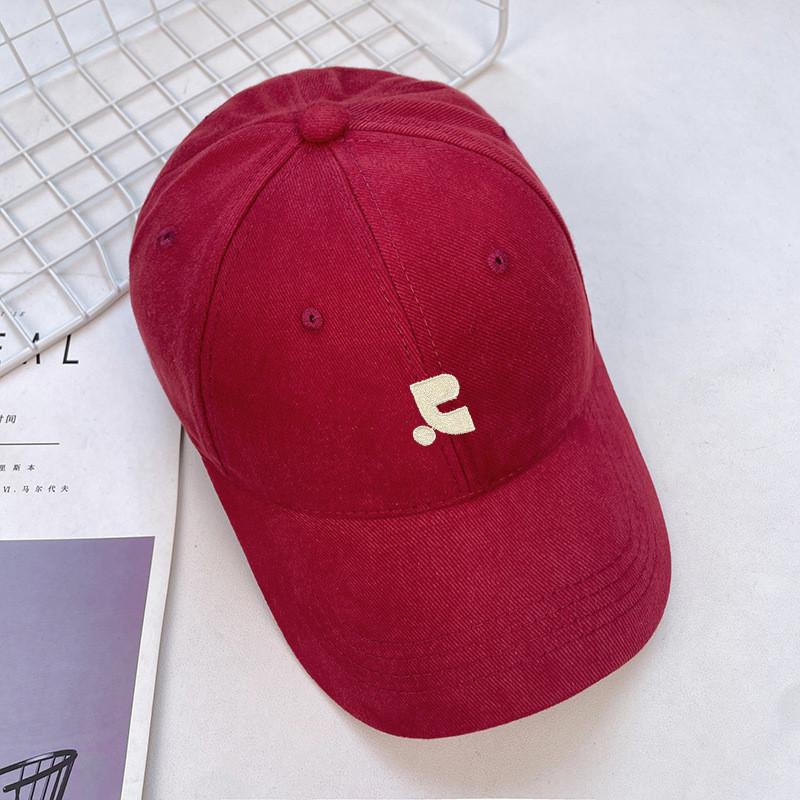 Color Solid Women Cotton Baseball Caps Embroidered Commuting Casual Outings