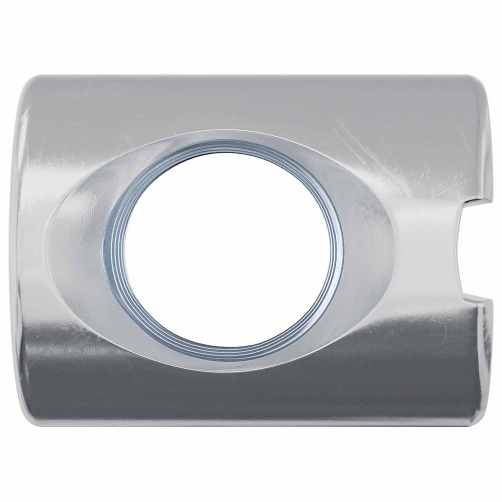 Hex Nuts (2 Pcs) Silver M6 X 13 Mm Metal