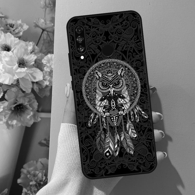 Dream Catcher Feather Wolf For Huawei Nova Y70 Y91 Y61 Y73 Y72 Y90 Y60 12s 12i 11i 8i 9 10 SE P40 Lite P30 P60 Pro Case