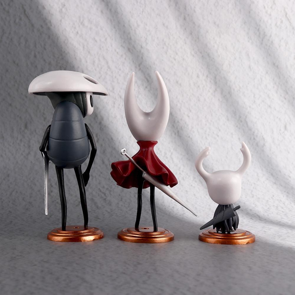 3Pcs/Set Hollow Knight Anime Figure Gk Game Anime Figurine Action Figure Model Pvc Decoration Ornament Collectible Toys